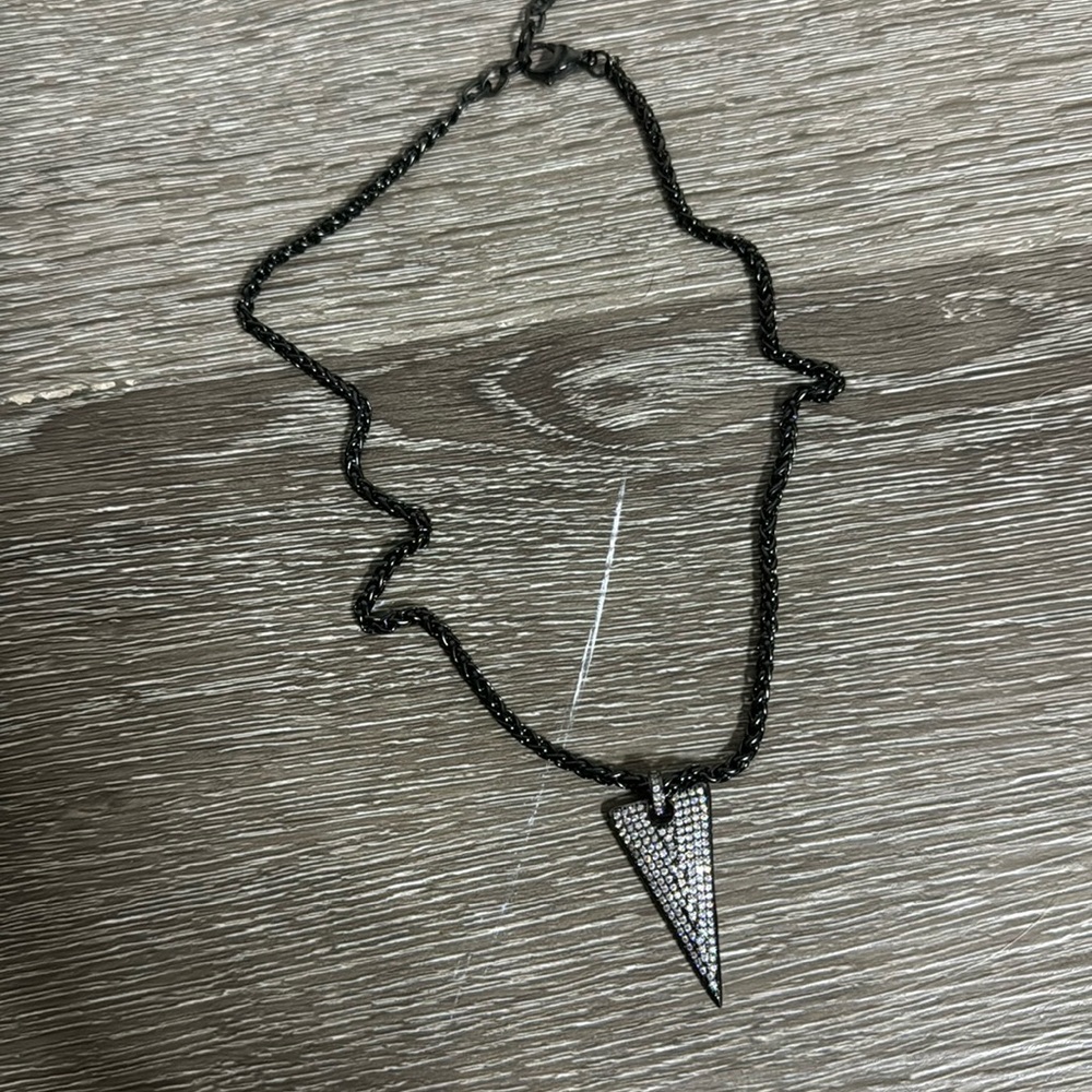 Bellaforma necklace with rhinestones and pendant. NWOT. Never worn.